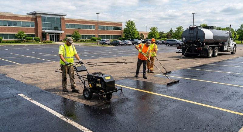Asphalt Parking Lot Sealing in Fort Collins, CO