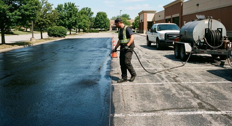 Asphalt Parking Lot Sealing in San Antonio, TX