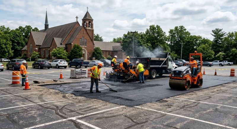 Church Parking Lot Repair in Temecula, CA