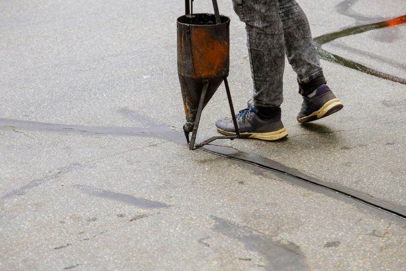 Asphalt Crack Sealing Service detail