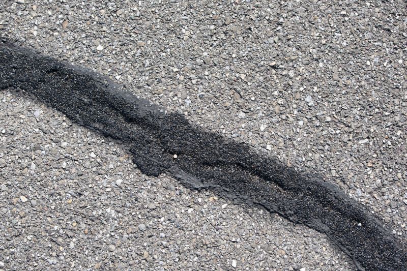 Asphalt Crack Sealing Service detail