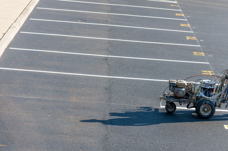 Parking Lot Painting in Suwanee, GA