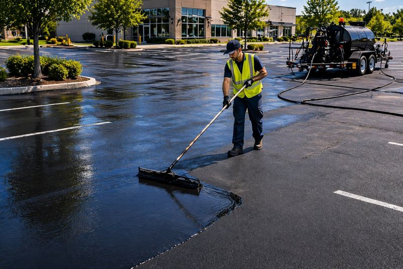 Parking Lot Sealcoating in Greenville, SC