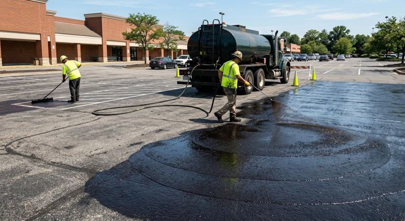 Parking Lot Sealcoating in Sarasota, FL